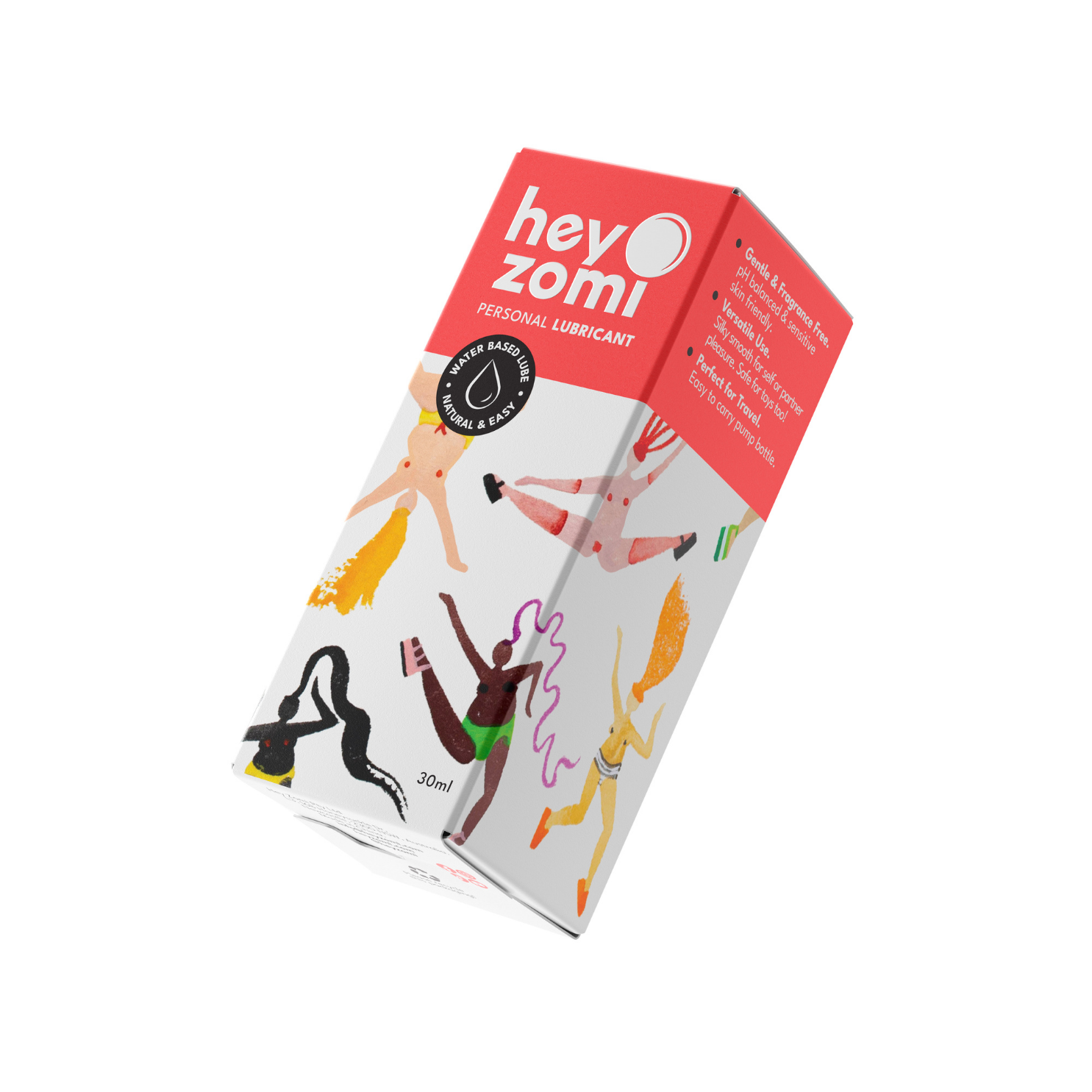 Hey Zomi Water-based Lubricant 30ml The Period Co. Hey Zomi Water-based Lubricant 30ml The Period Co.