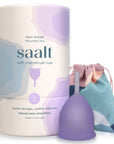 Saalt Soft Menstrual Cup | Mountain Iris Small | The Period Co.