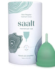 Saalt Menstrual Cup | Seafoam Green Regular | The Period Co.