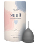 Saalt Soft Menstrual Cup | Mist Grey Small | The Period Co.