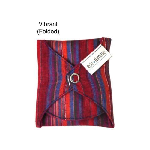 Eco Femme Washable Cloth Day Pad | Vibrant (Folded) | The Period Co.
