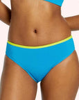 Love Luna Swim Period Bikini Brief | Azure Blue | The Period Co.