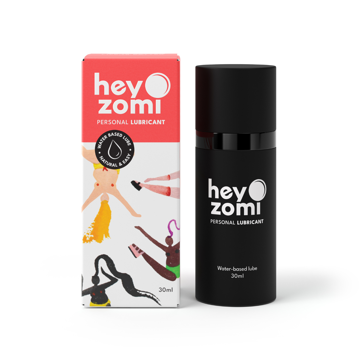 Hey Zomi Water-based Lubricant 30ml The Period Co. Hey Zomi Water-based Lubricant 30ml The Period Co.