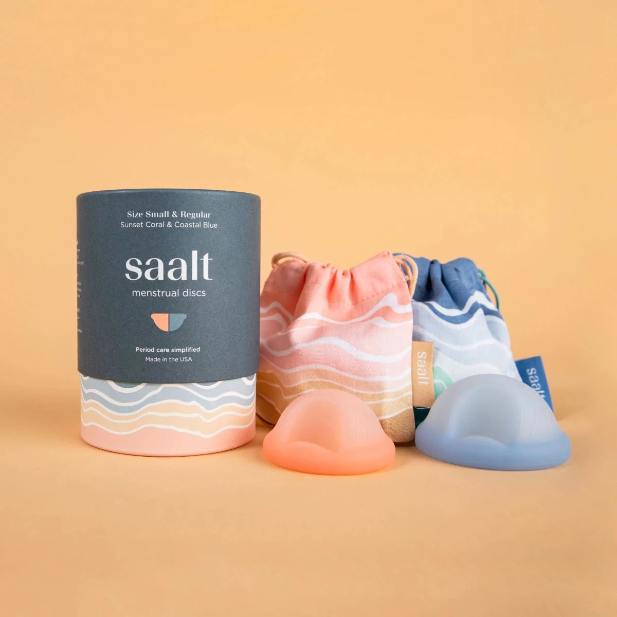 Saalt Menstrual Disc Duo | Small &amp; Regular | The Period Co.