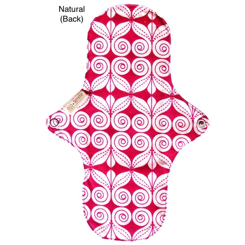 Eco Femme Washable Cloth Day Pad | Natural (Back) | The Period Co.