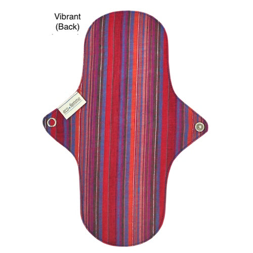 Eco Femme Washable Cloth Day Pad | Vibrant (Back) | The Period Co.