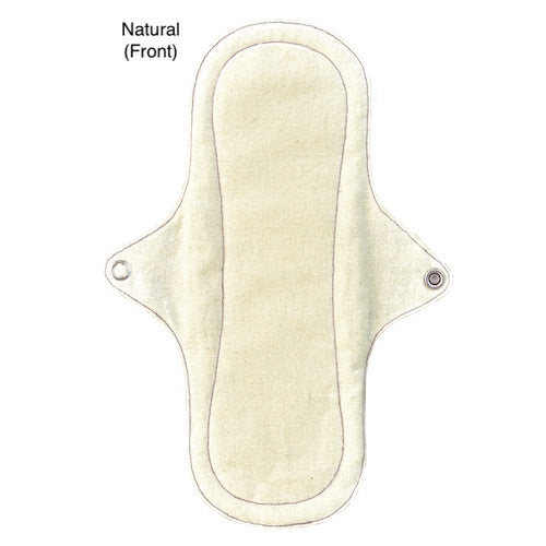 Eco Femme Washable Cloth Day Pad | Natural (Front) | The Period Co.