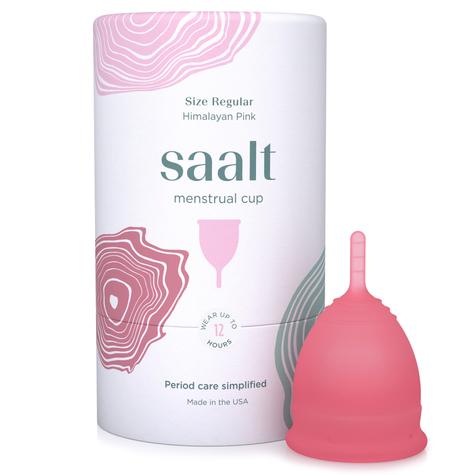 Saalt Menstrual Cup | Himalayan Pink Regular | The Period Co.